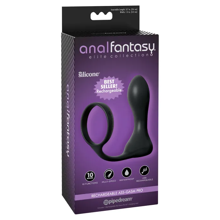 Anal Fantasy Elite Rechargeable AssGasm Pro Black Pipedream Anal Anal Fantasy Elite Rechargeable AssGasm Pro Black Pipedream Anal