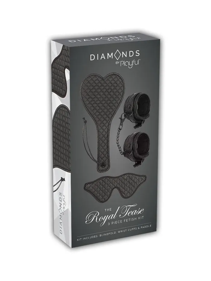 Couples Diamonds by Playful The Royal Tease 3 Piece Fetish Kit by Playful Diamonds