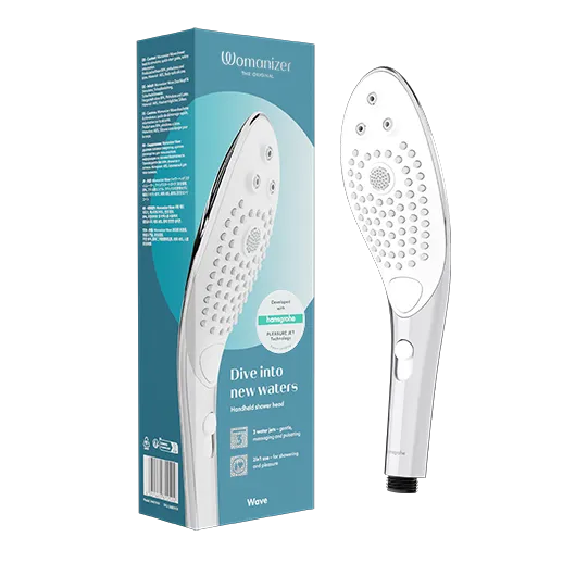 Female Sex Toys Womanizer Wave 2in1 Pleasure Stimulation Shower Head Chrome Womanizer