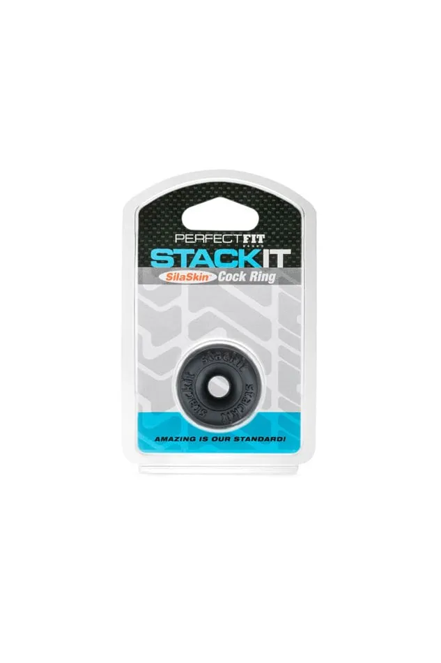Perfect Fit StackIt Cock Ring Assorted Colors Perfect Fit Male Sex Toys