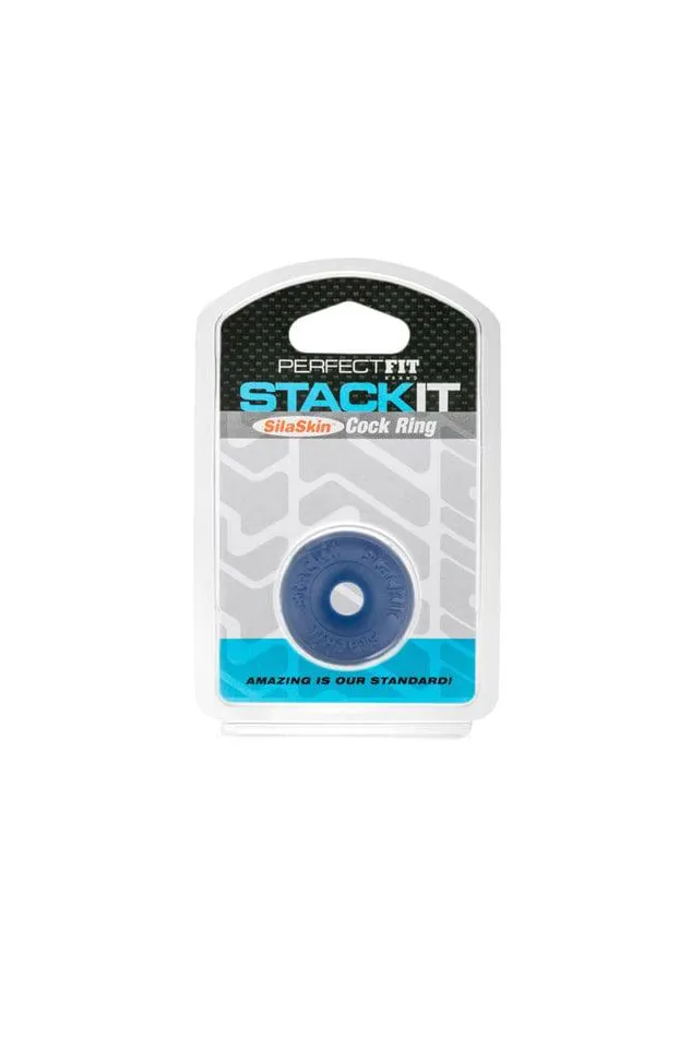 Perfect Fit StackIt Cock Ring Assorted Colors Perfect Fit Male Sex Toys