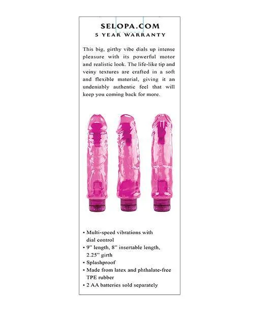 Evolved Novelties INC Vibrators Selopa Thicc Boi Pink