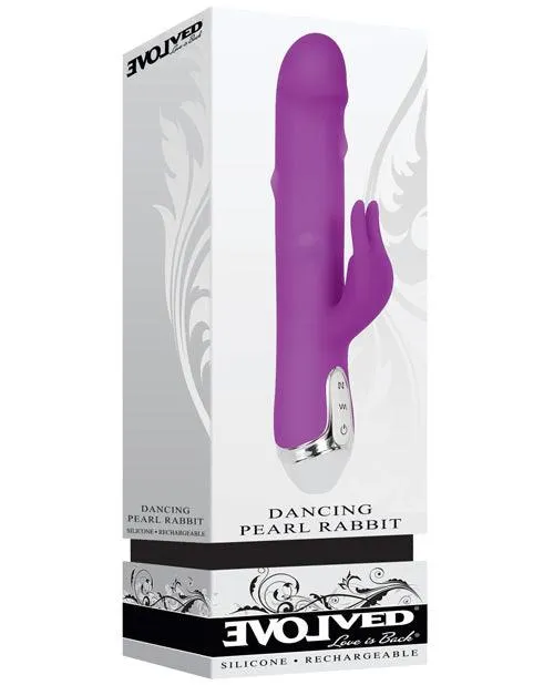 Evolved Novelties INC Vibrators Evolved Dancing Pearl Rabbit Purple