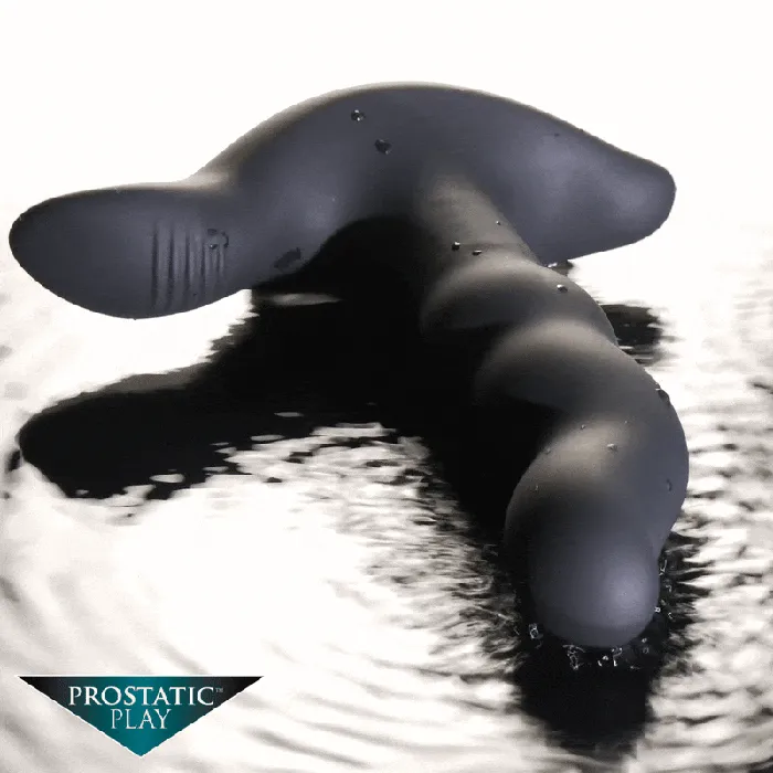 Male Sex Toys Prostatic Play Rimstatic Curved Rotating Plug with Remote