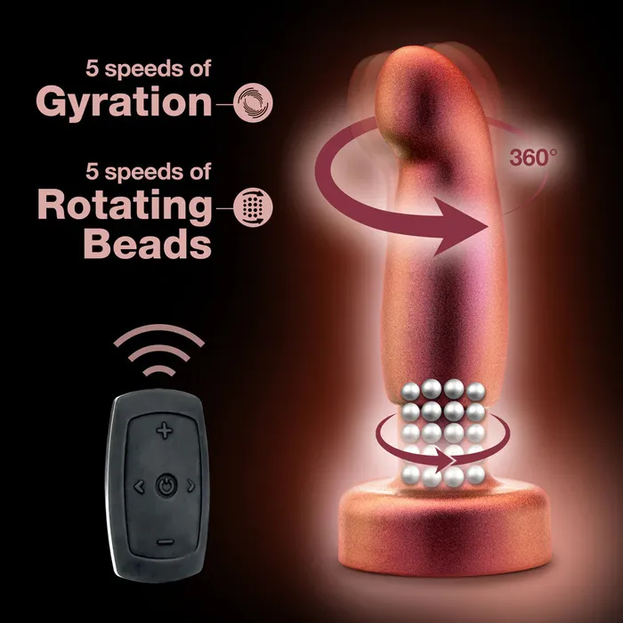 Anal Blush Blush Anal Adventures Matrix Bionic Plug with Remote Cosmic Copper