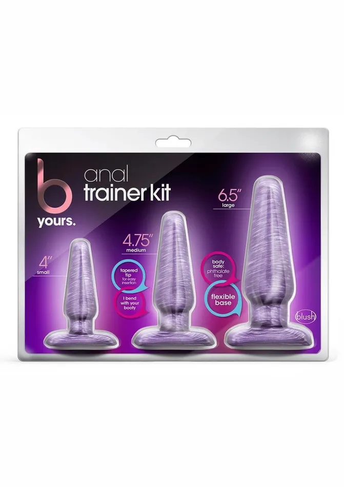 B Yours Anal B Yours Anal Trainer Kit Purple Swirl