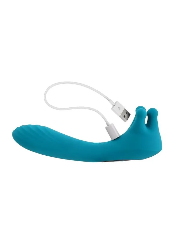 Heads Or Tails Silicone Rechargeable Dual Vibrator Evolved Female Sex Toys