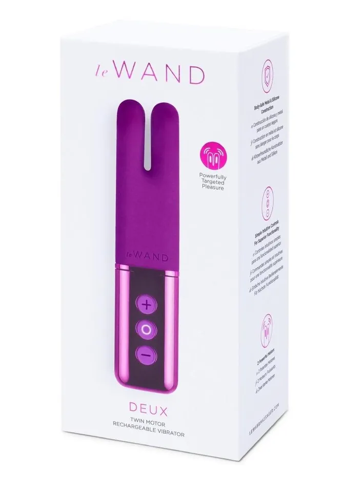 Le Wand Female Sex Toys Le Wand Deux Silicone Rechargeable Dual Vibrator Le Wand Female Sex Toys Le Wand Deux Silicone Rechargeable Dual Vibrator