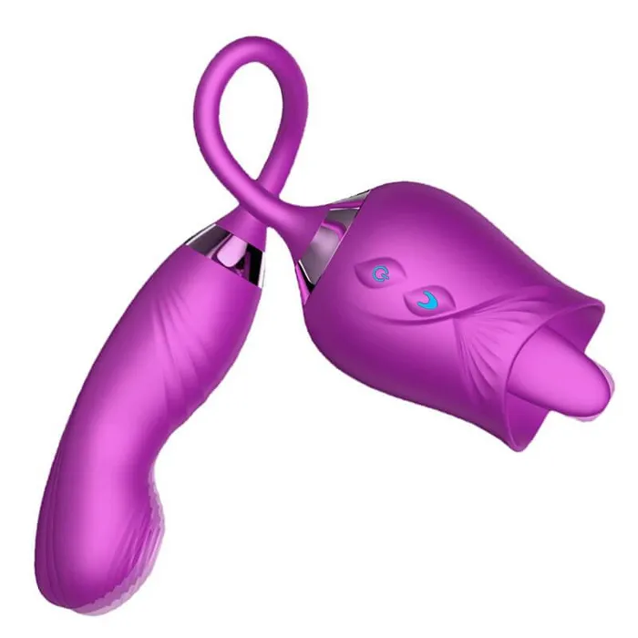 Vibrators Inyarose Licking Rose Finger design Gspot Vibrator