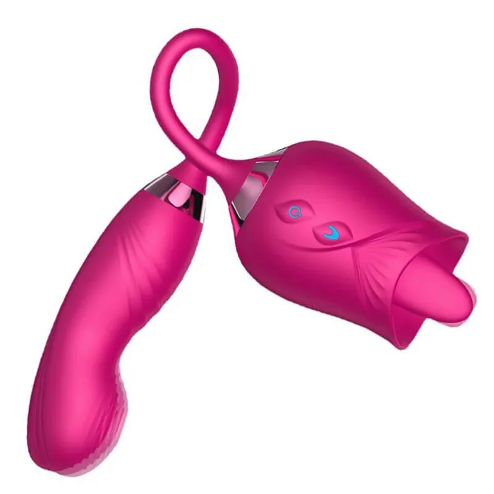 Vibrators Inyarose Licking Rose Finger design Gspot Vibrator