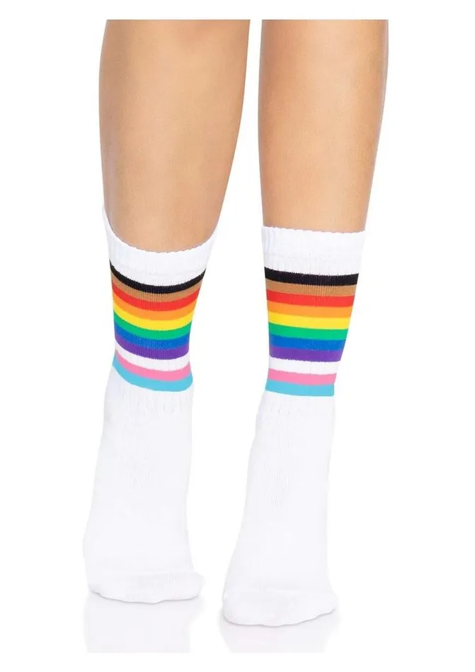 Vibrators Leg Avenue Leg Avenue Pride Crew Socks