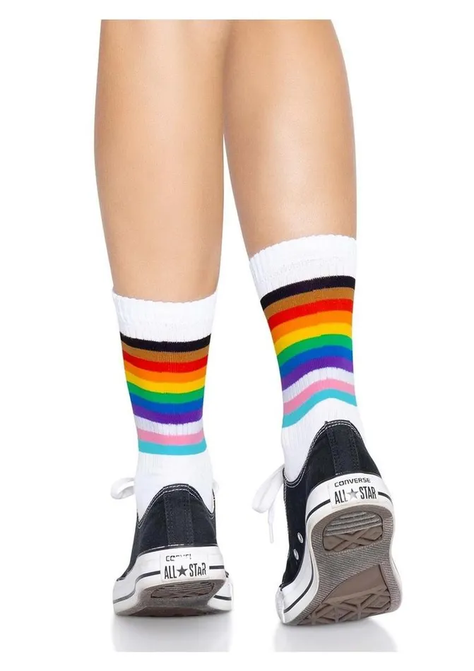 Vibrators Leg Avenue Leg Avenue Pride Crew Socks