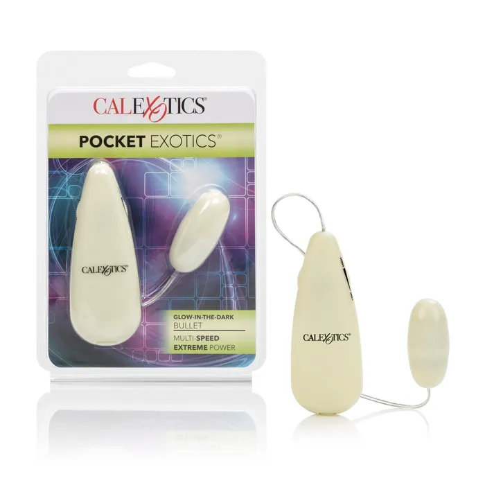 Female Sex Toys GlowintheDark Pocket Exotics Vibrating Glowing Bullet CalExotics Female Sex Toys GlowintheDark Pocket Exotics Vibrating Glowing Bullet CalExotics