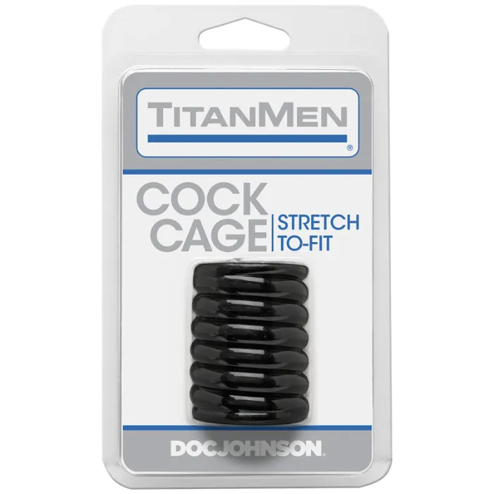 The Toolshed AU Male Sex Toys Cock Cage Black
