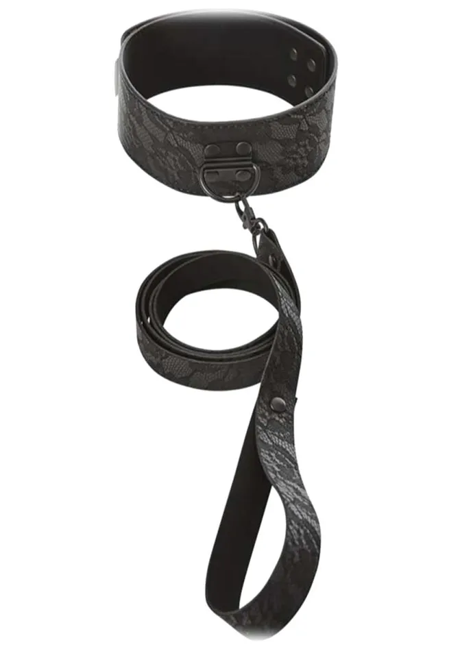 Vibrators Sincerely Sincerely Locking Lace Collar and Leash